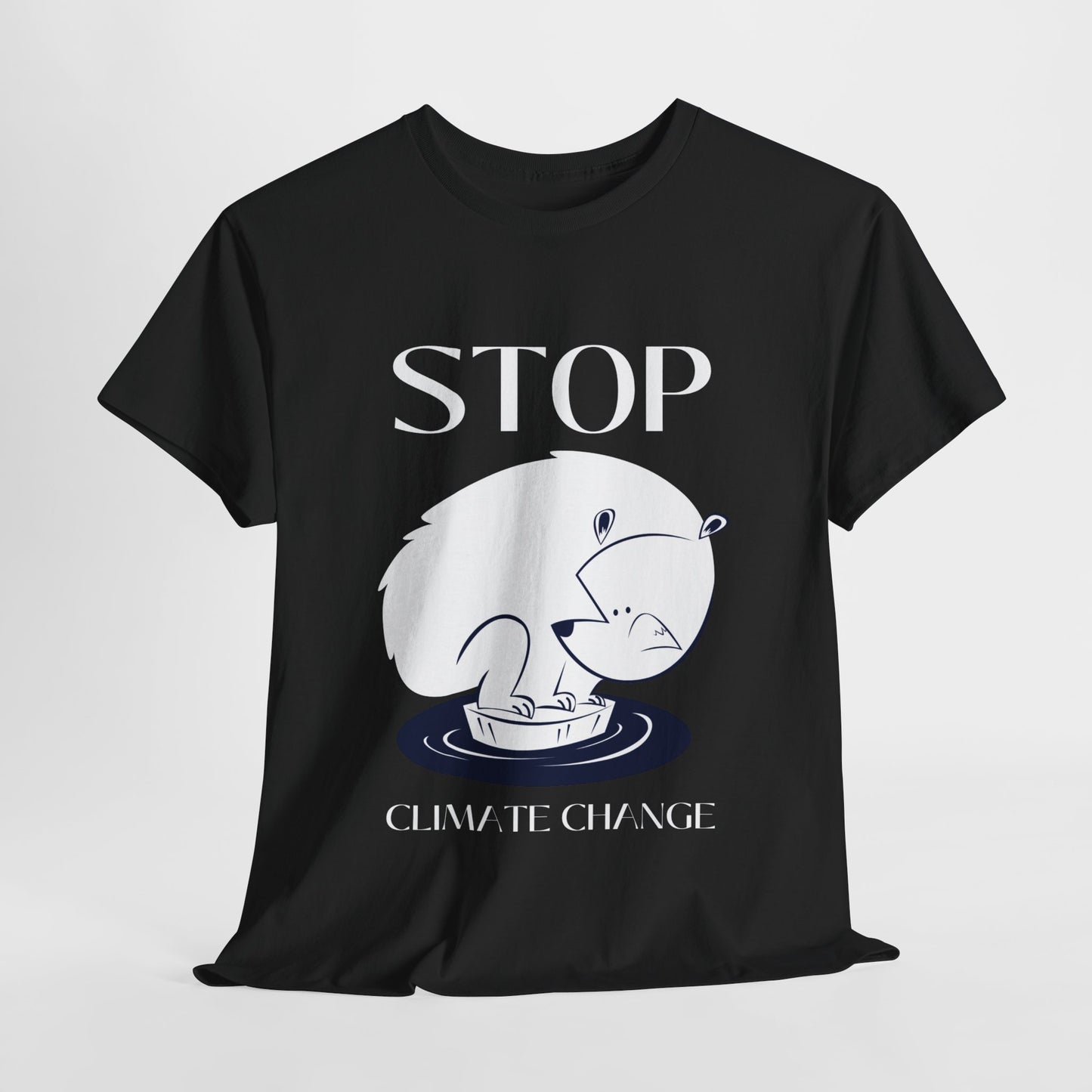 Polar Bear Stop Climate Change Tee (Donations to the World Wildlife Fund)