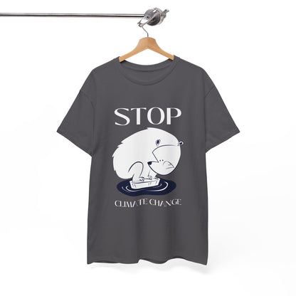 Polar Bear Stop Climate Change Tee (Donations to the World Wildlife Fund)